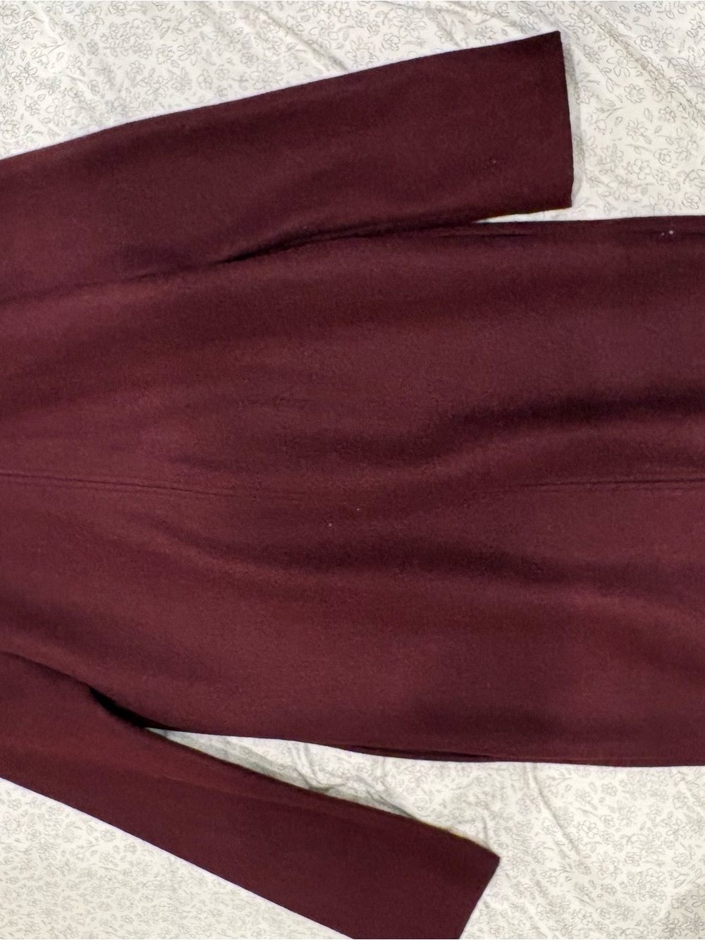 Zara Burgundy Women's Coat